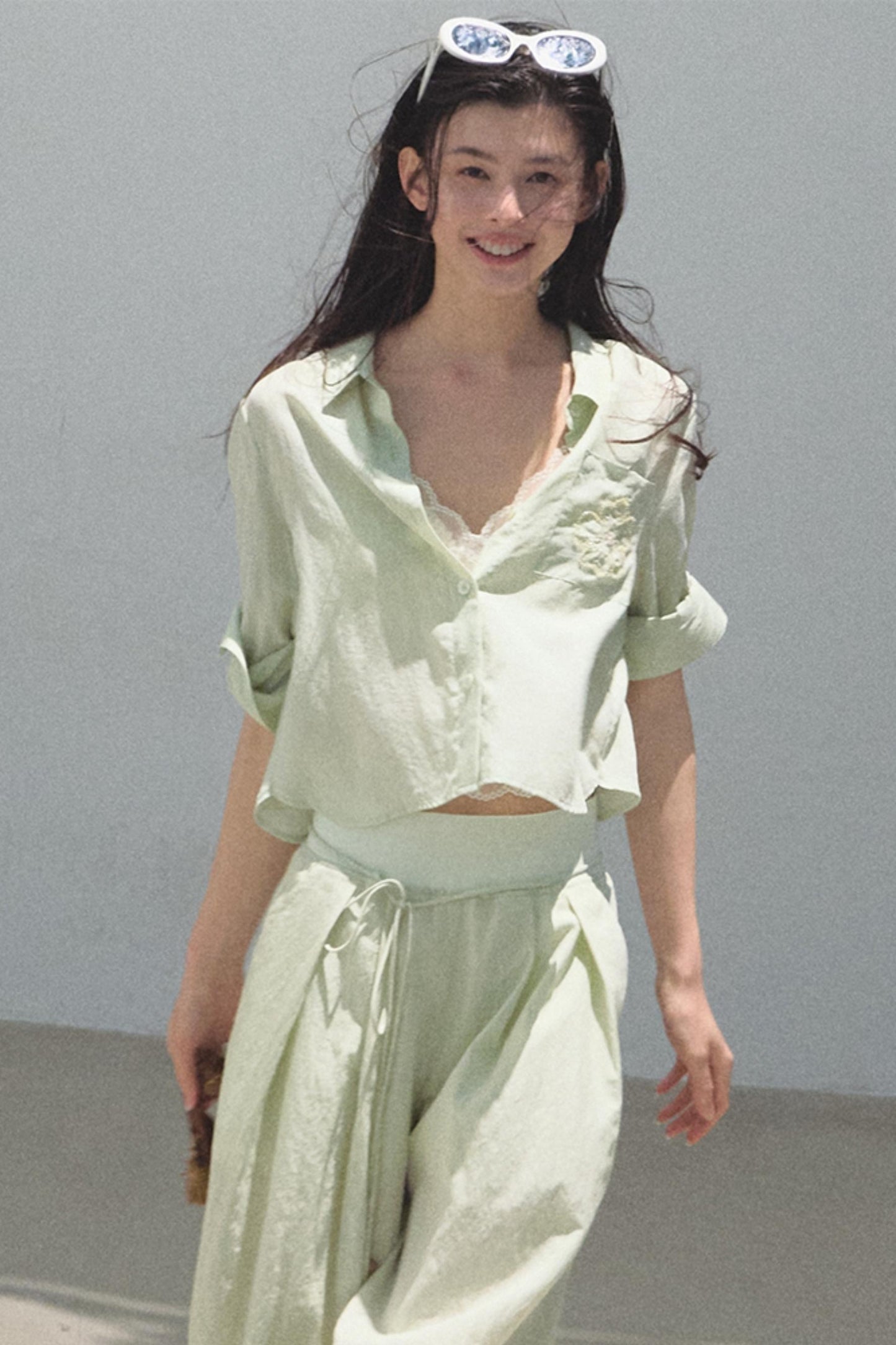 Lake Lyocell Beaded Shirt