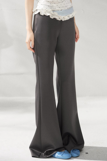 Pantalones de yoga acampanados de cintura alta