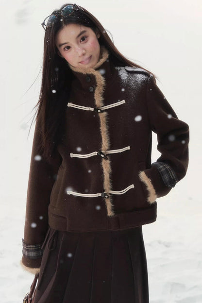 Retro Oak Woolen Jacket