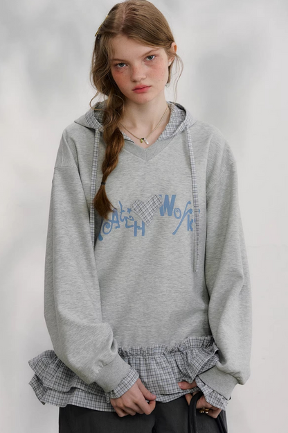 Childlike Stickers Hooded Sweatshirt