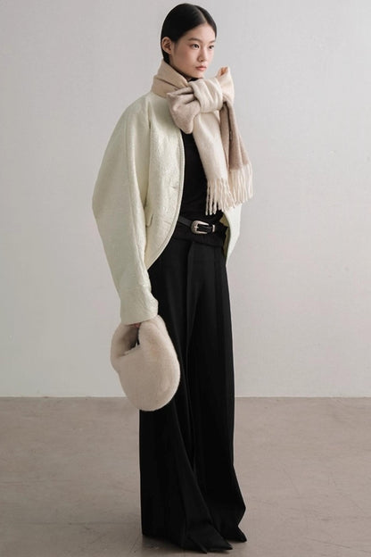 Wool Tassel Winter Scarf