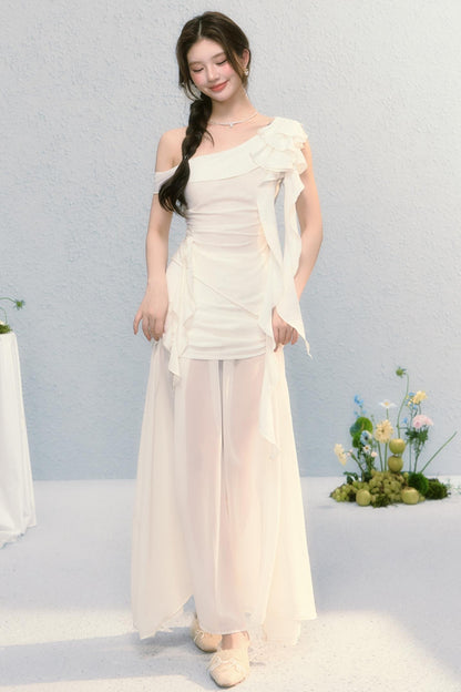 Elegant Rose Skirt Set-Up