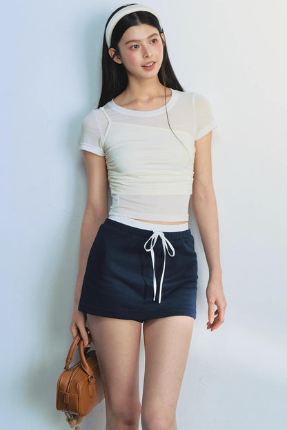 Dual-Patch Short Tee