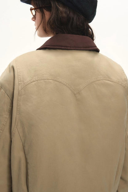 Retro Embroidered Cotton Jacket