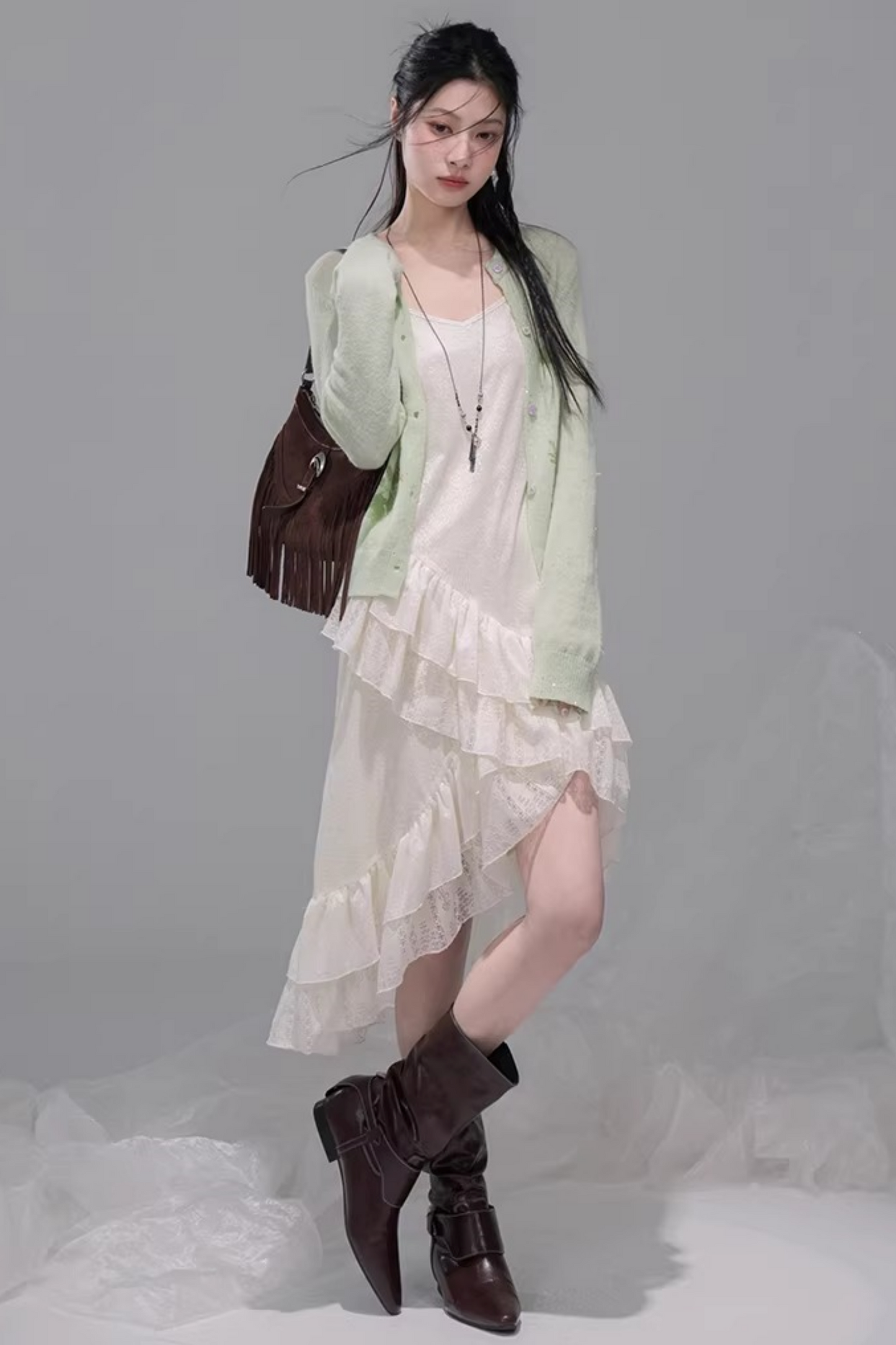 Tipsy Crush Ruffled Matching Dress Set