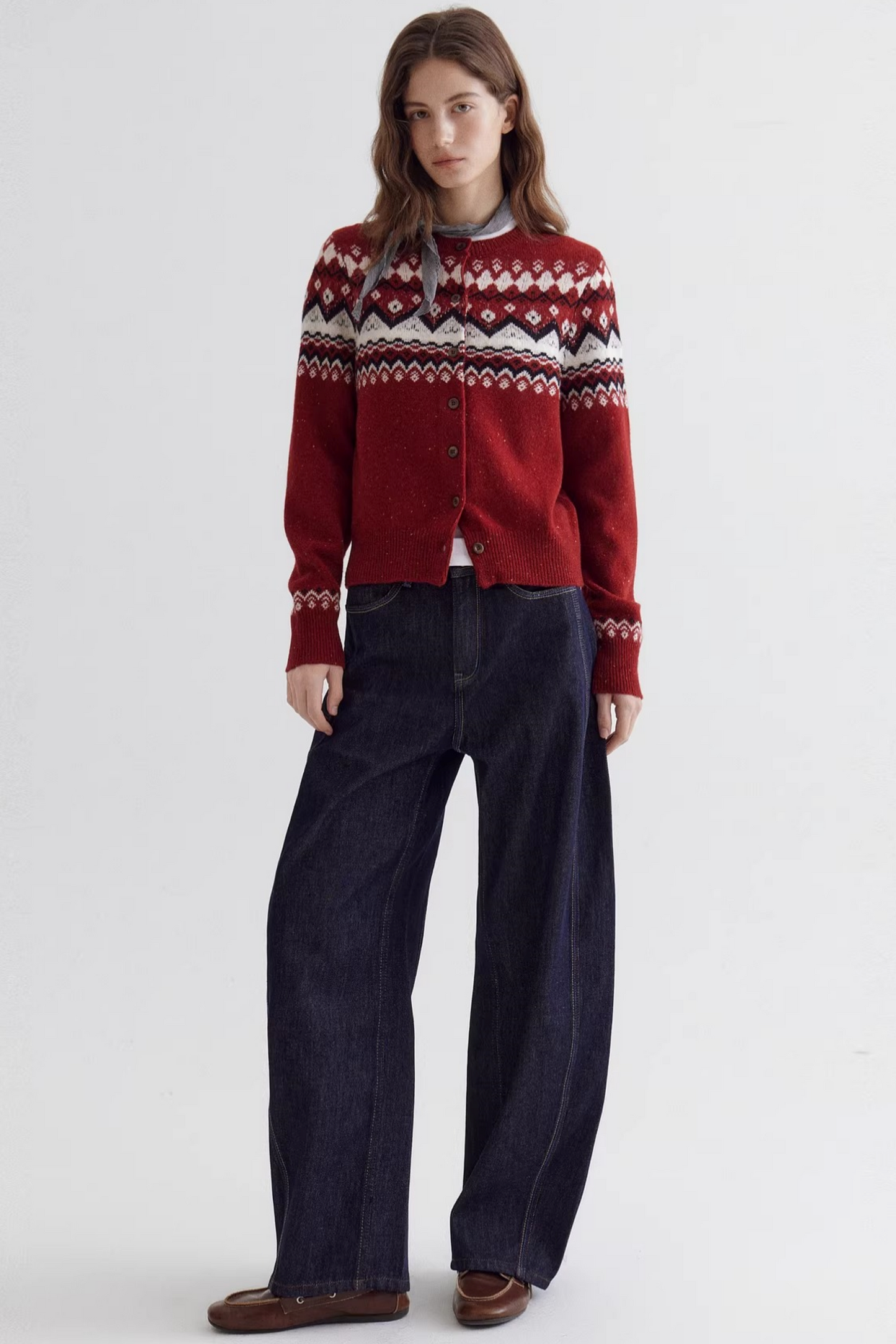 Color-Block Contrast Stitching Pants