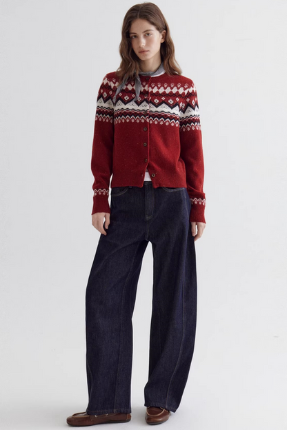 Color-Block Contrast Stitching Pants