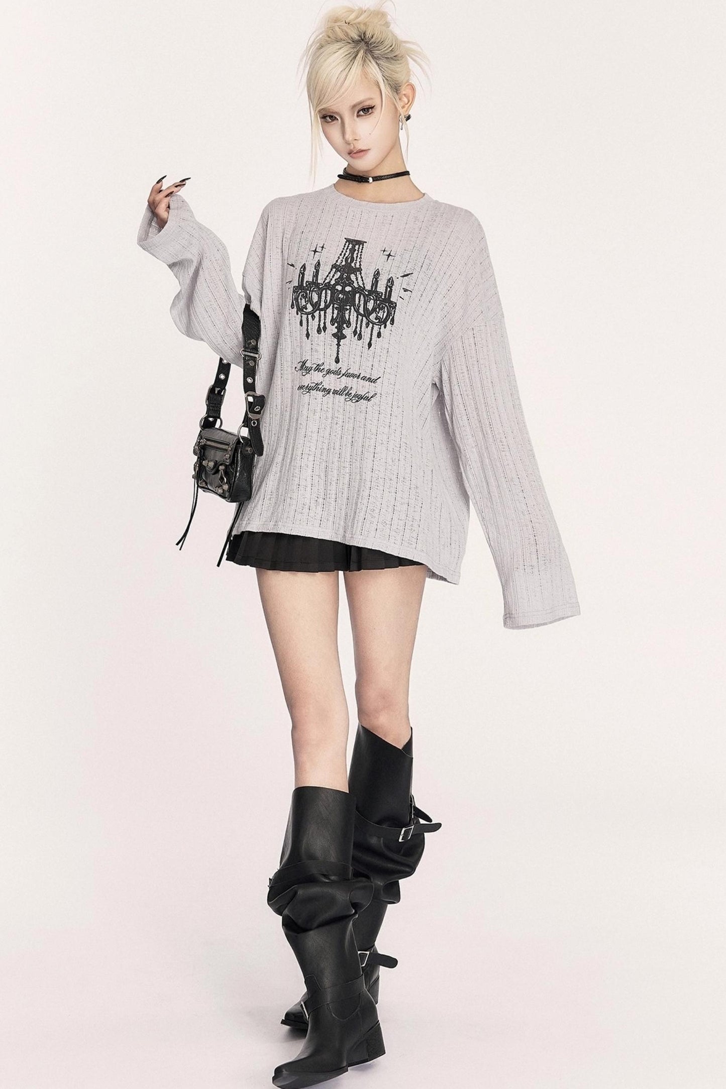 Autumn Girl Printed Blouse