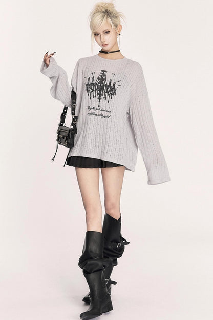 Autumn Girl Printed Blouse