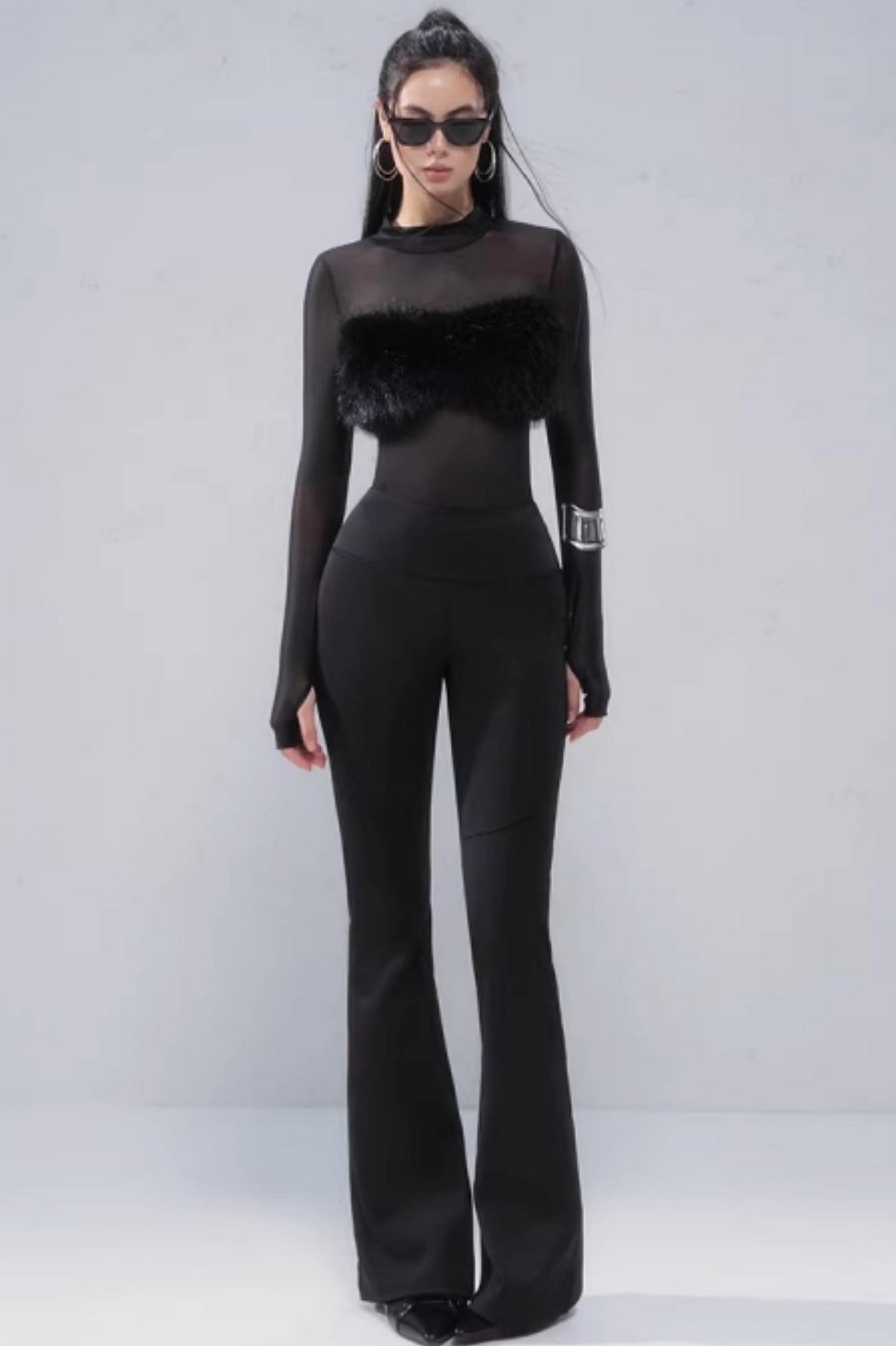 Limited Edition Mesh Patchwork Top