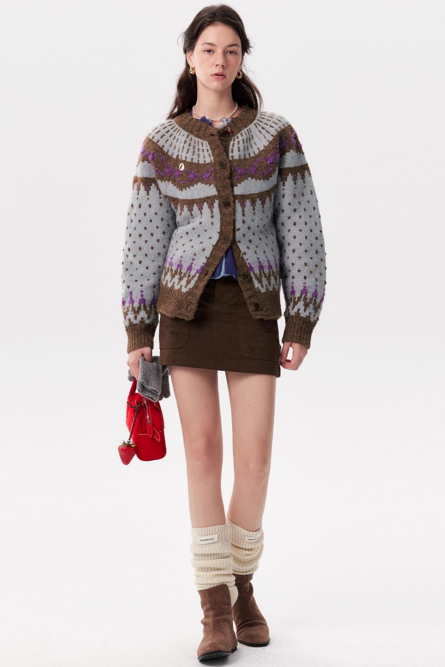 Fair Isle Sweater Jacket