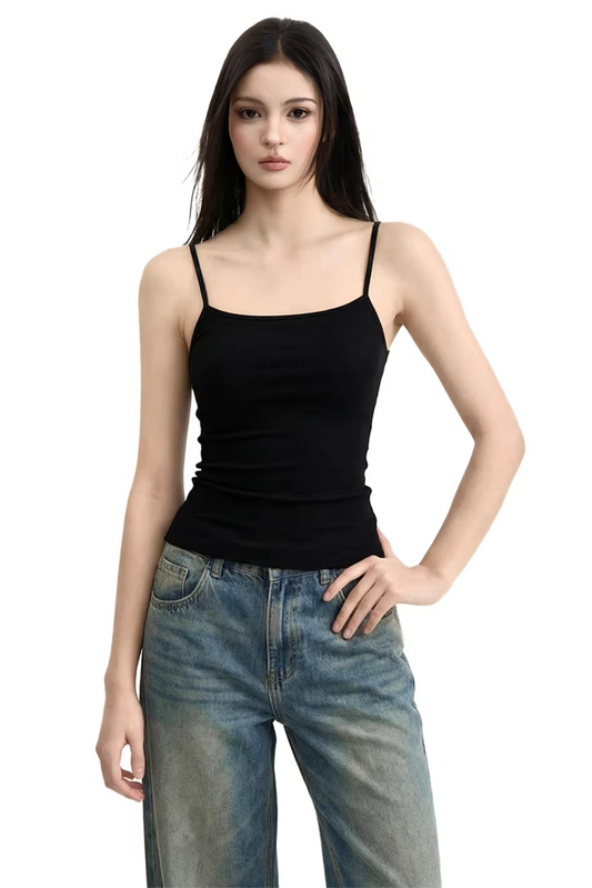 Amerikanisches, figurbetontes Sommer-Unterhemd