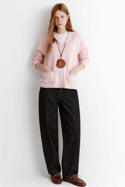 Winter Vintage Contrast Jeans Pants