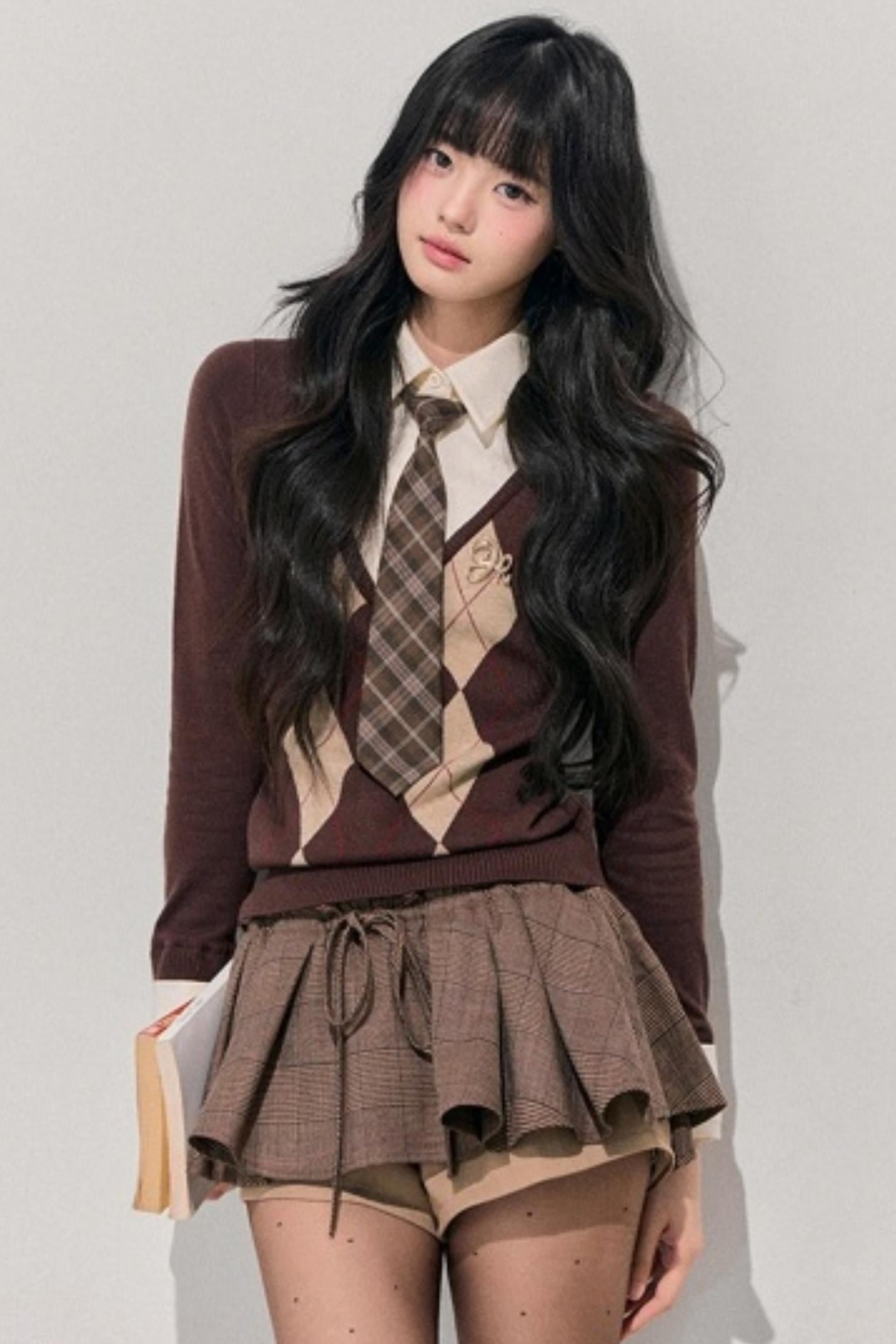 Plaid Annie Waltz Skirt