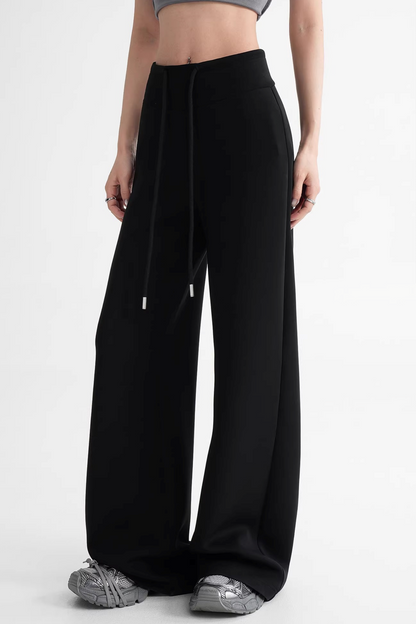 Modal Knit High-Waisted Pants