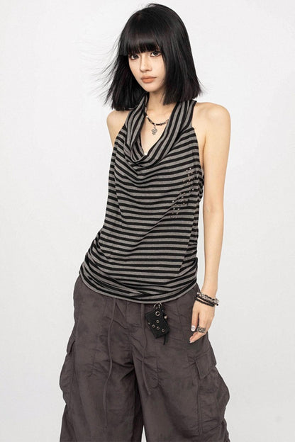 Swing Collar Halterneck Camisole