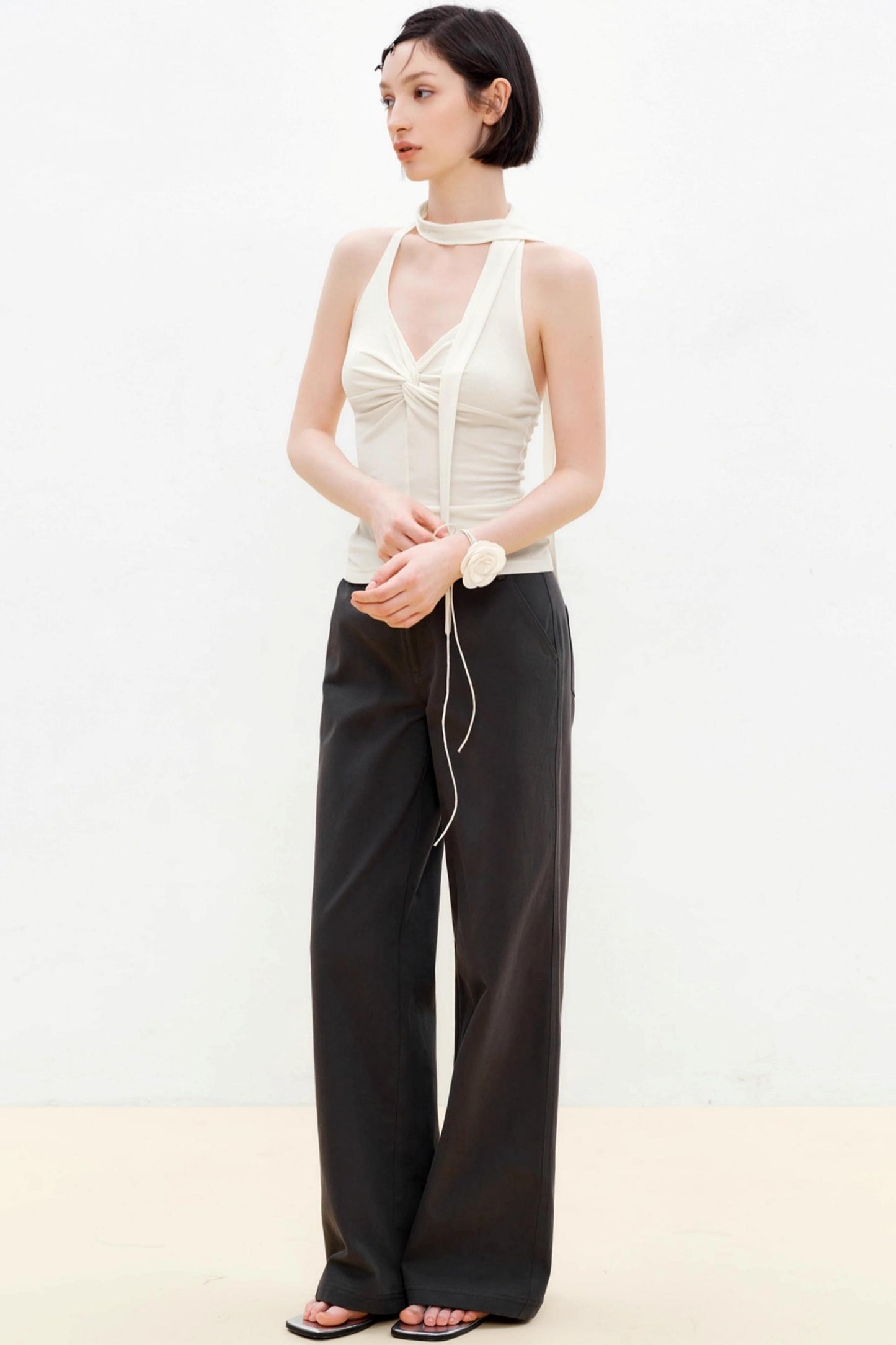 Apricot V-Neck Camisole
