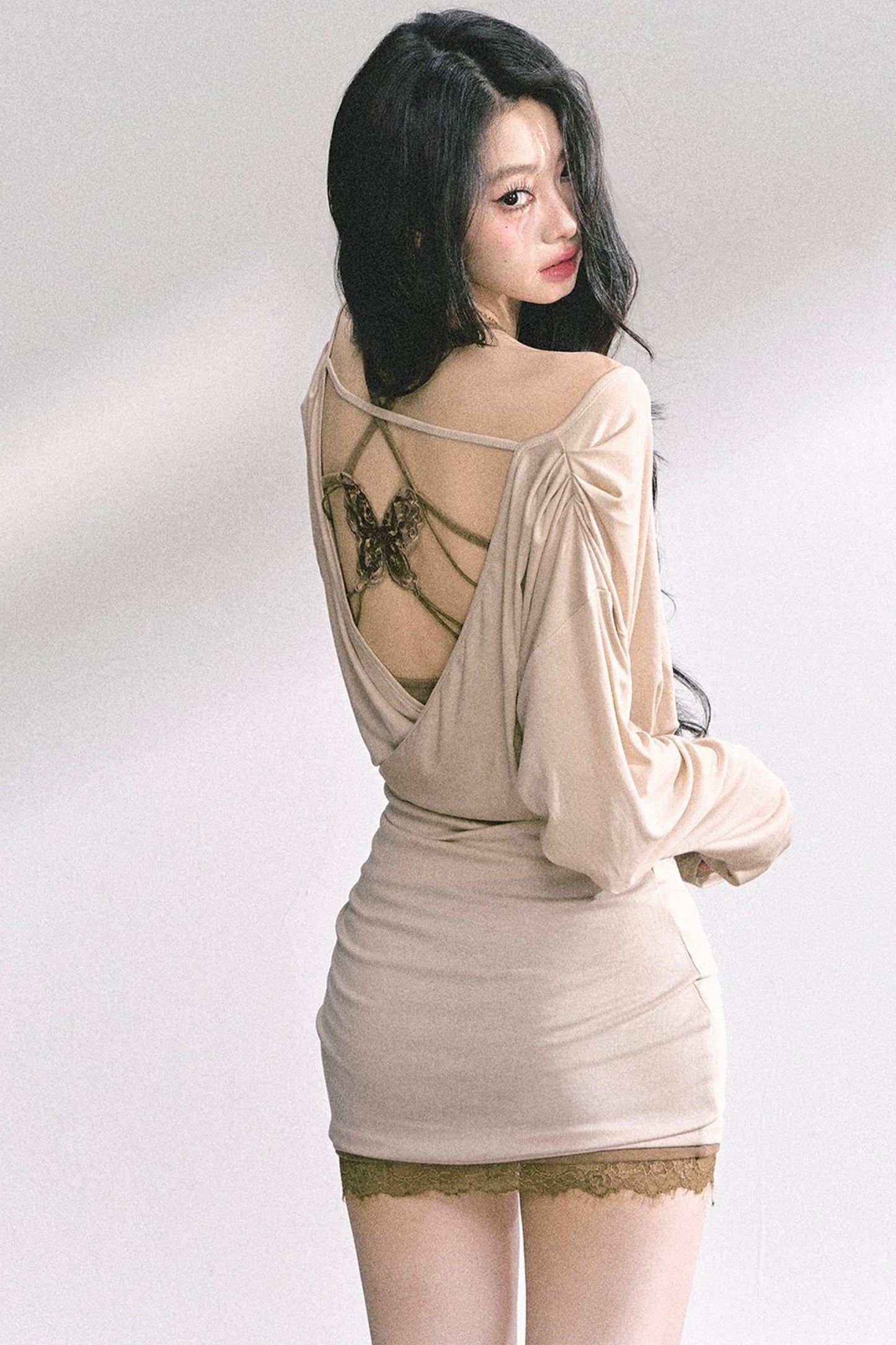 French Lace Dress Set