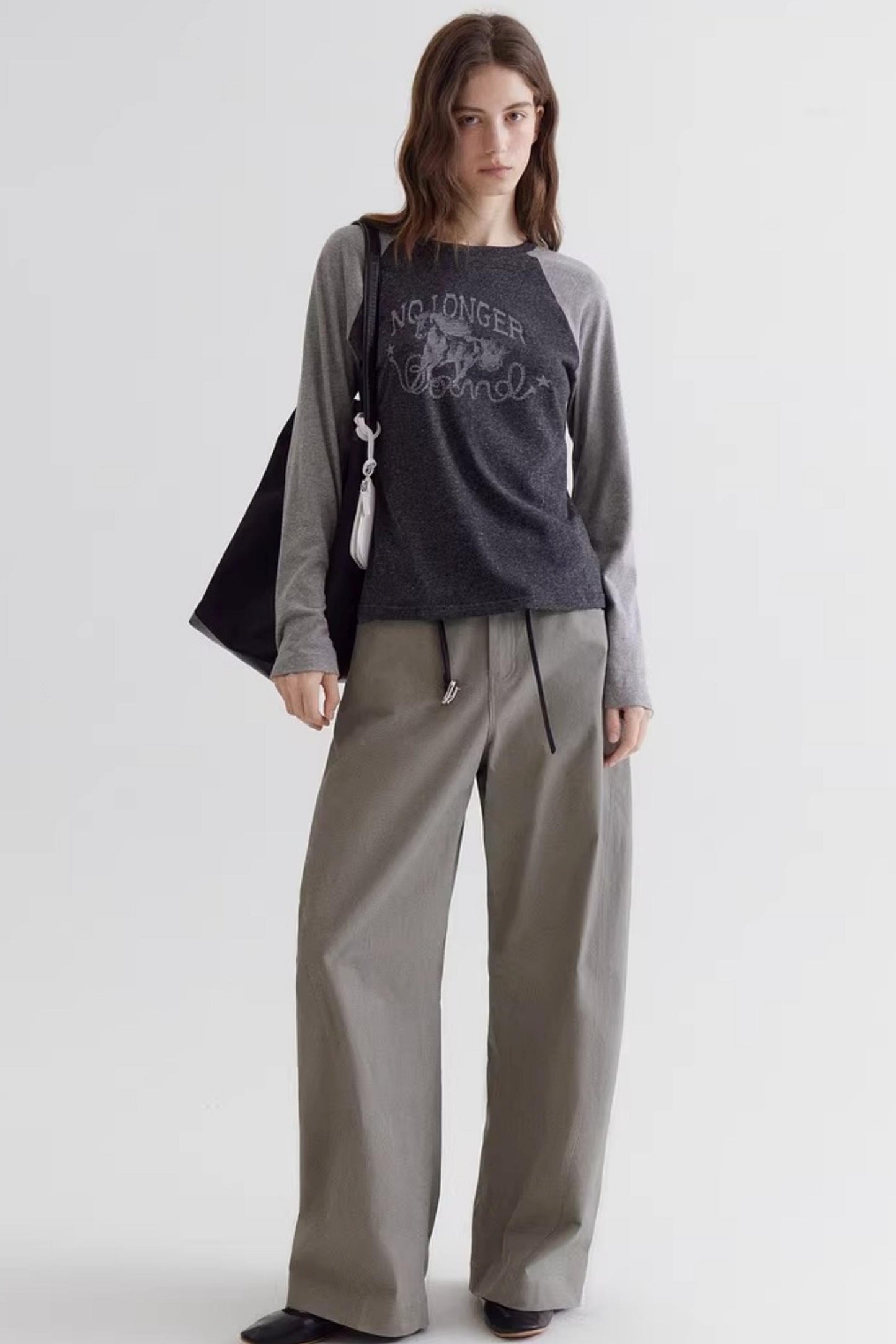 Textured Color-Blocked Raglan Top
