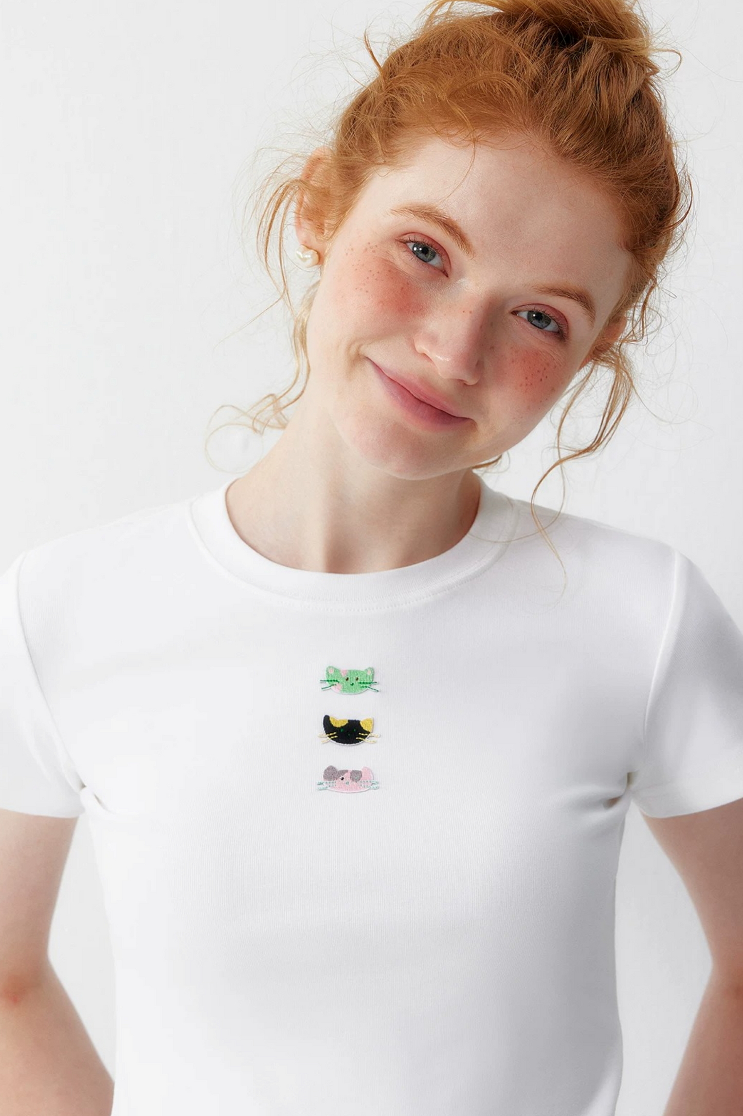 Embroidered Summer Slim Top