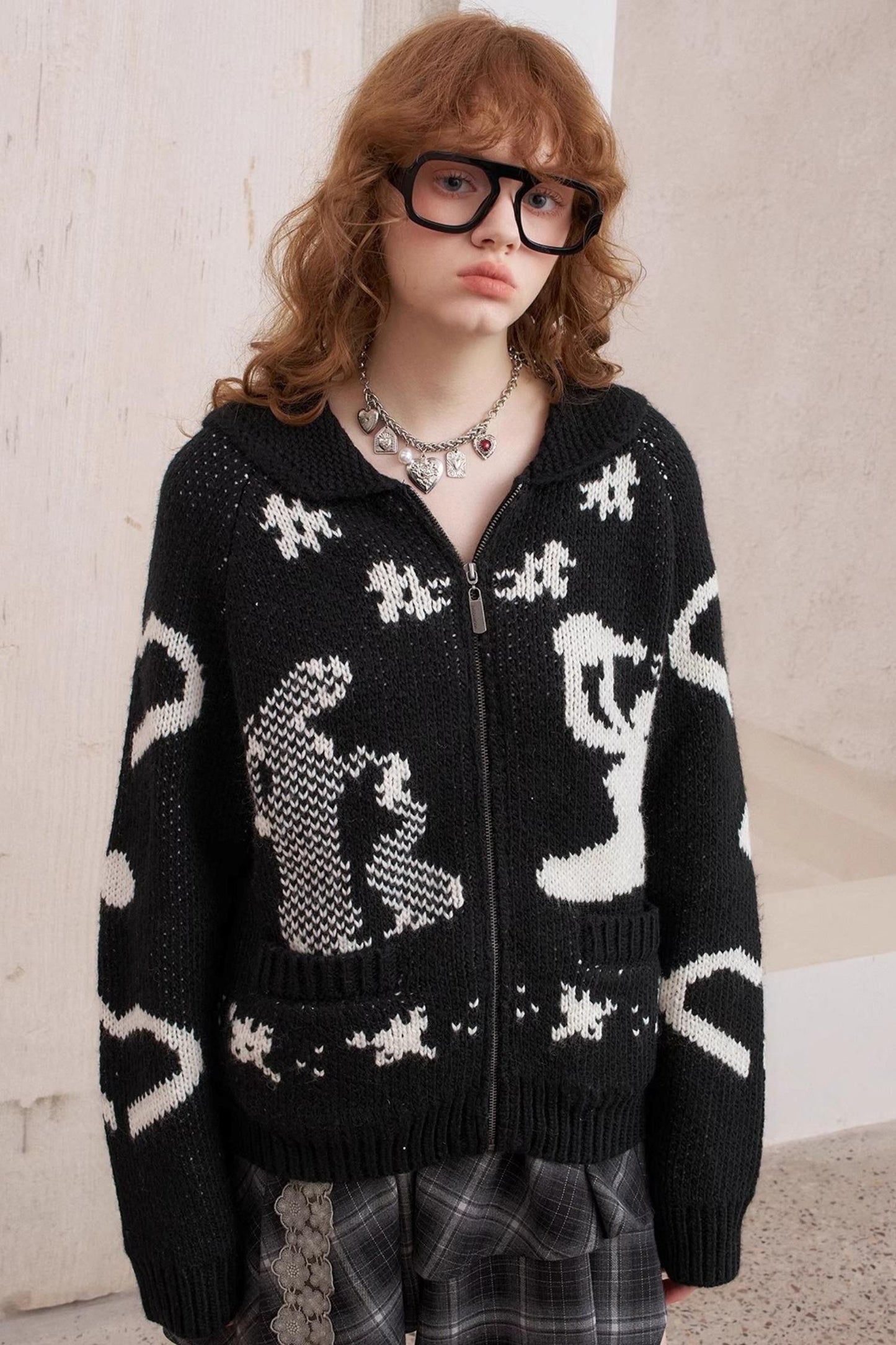 Warm Yarn Knitted Cardigan