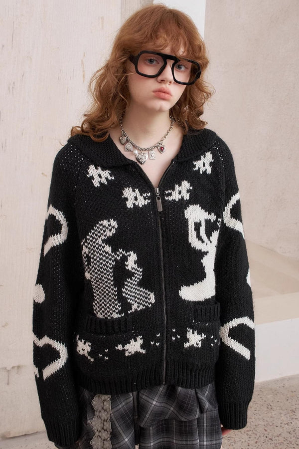 Warm Yarn Knitted Cardigan