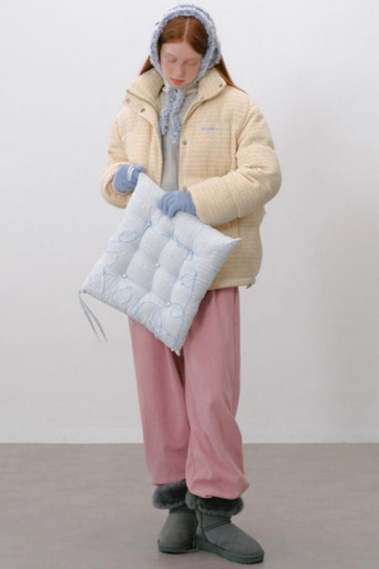 Woven Clouds Knitted Jacket