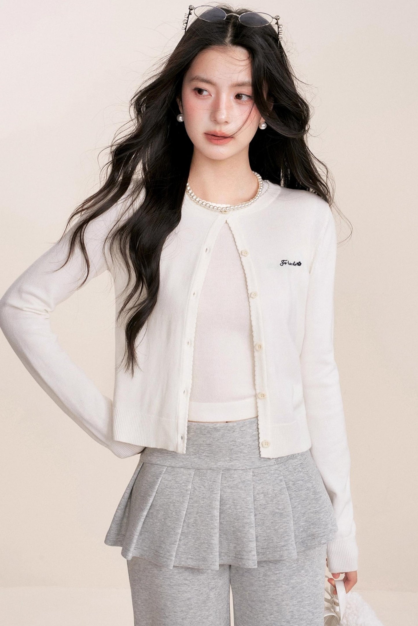 Ballet A-Line Pleated Skirt Bootcut Pants