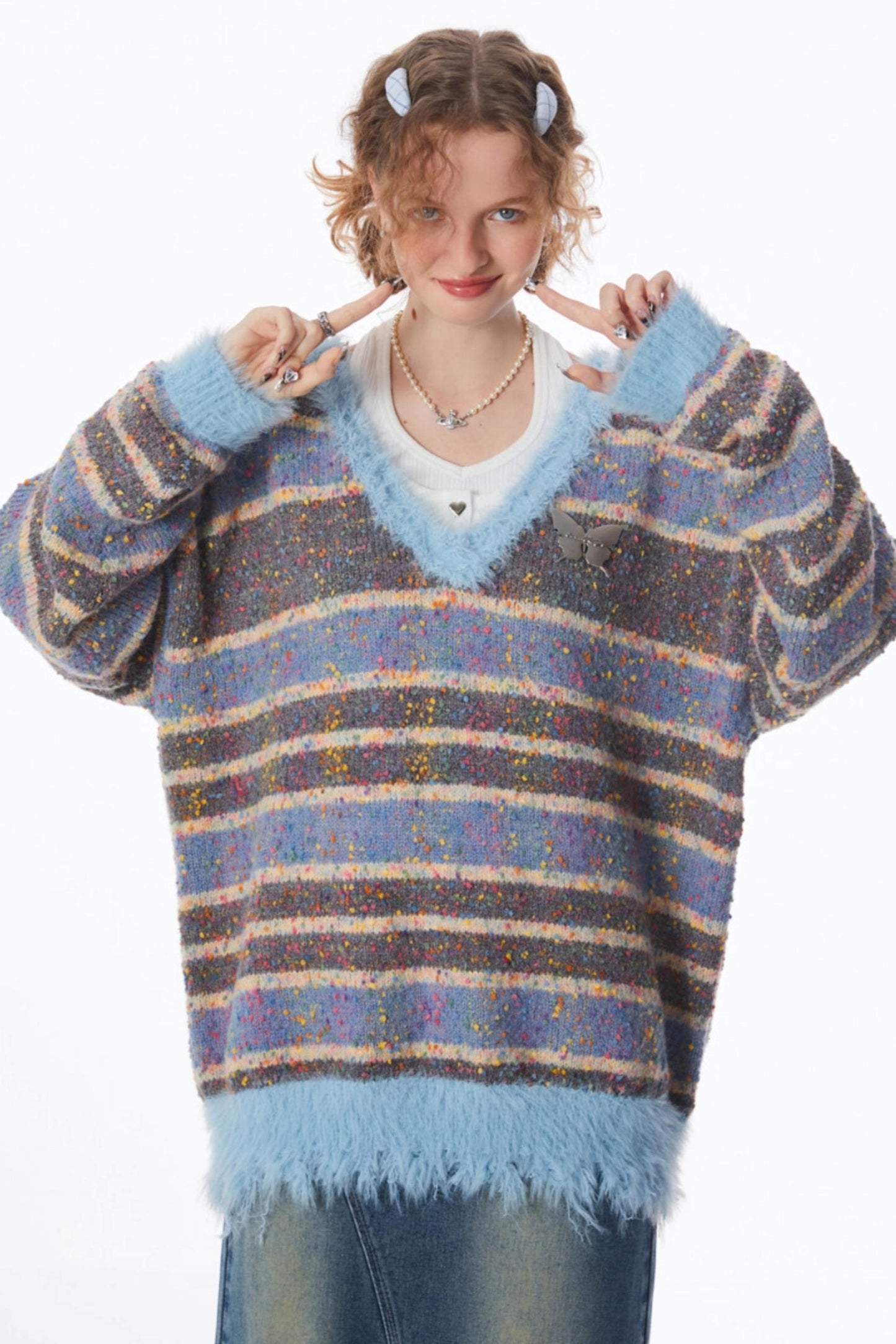 Gentle Vintage Stripe Sweater