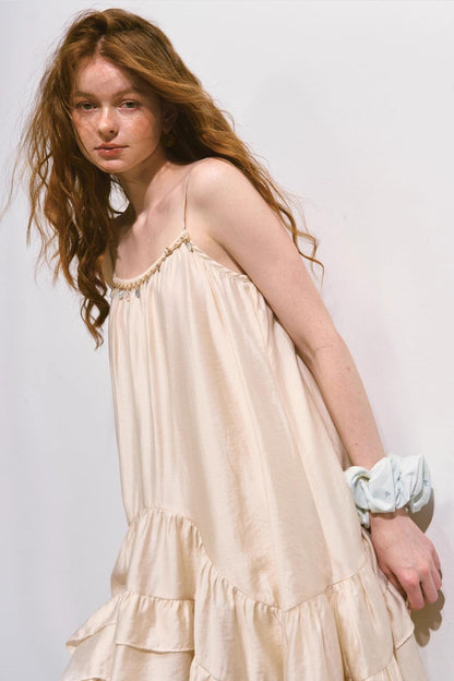 Summer Ruffle Lace And Pants Set-Up