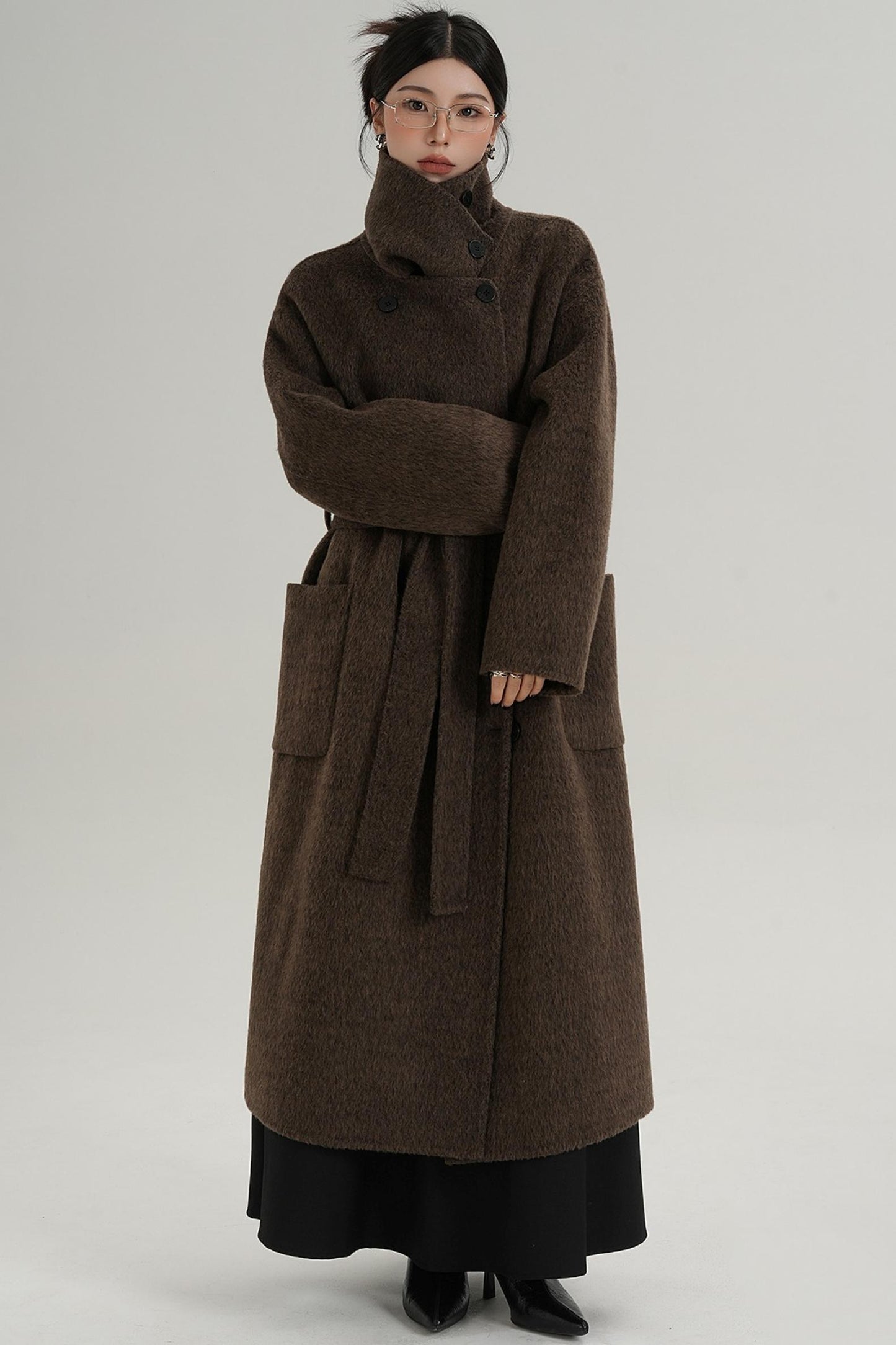 Square Wool Coat