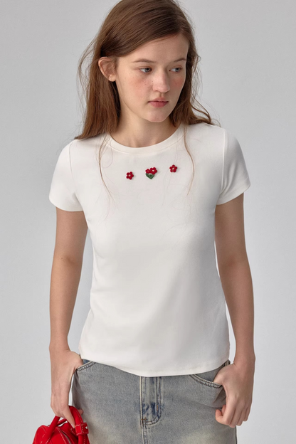 Lycra Cotton Floral Blouse