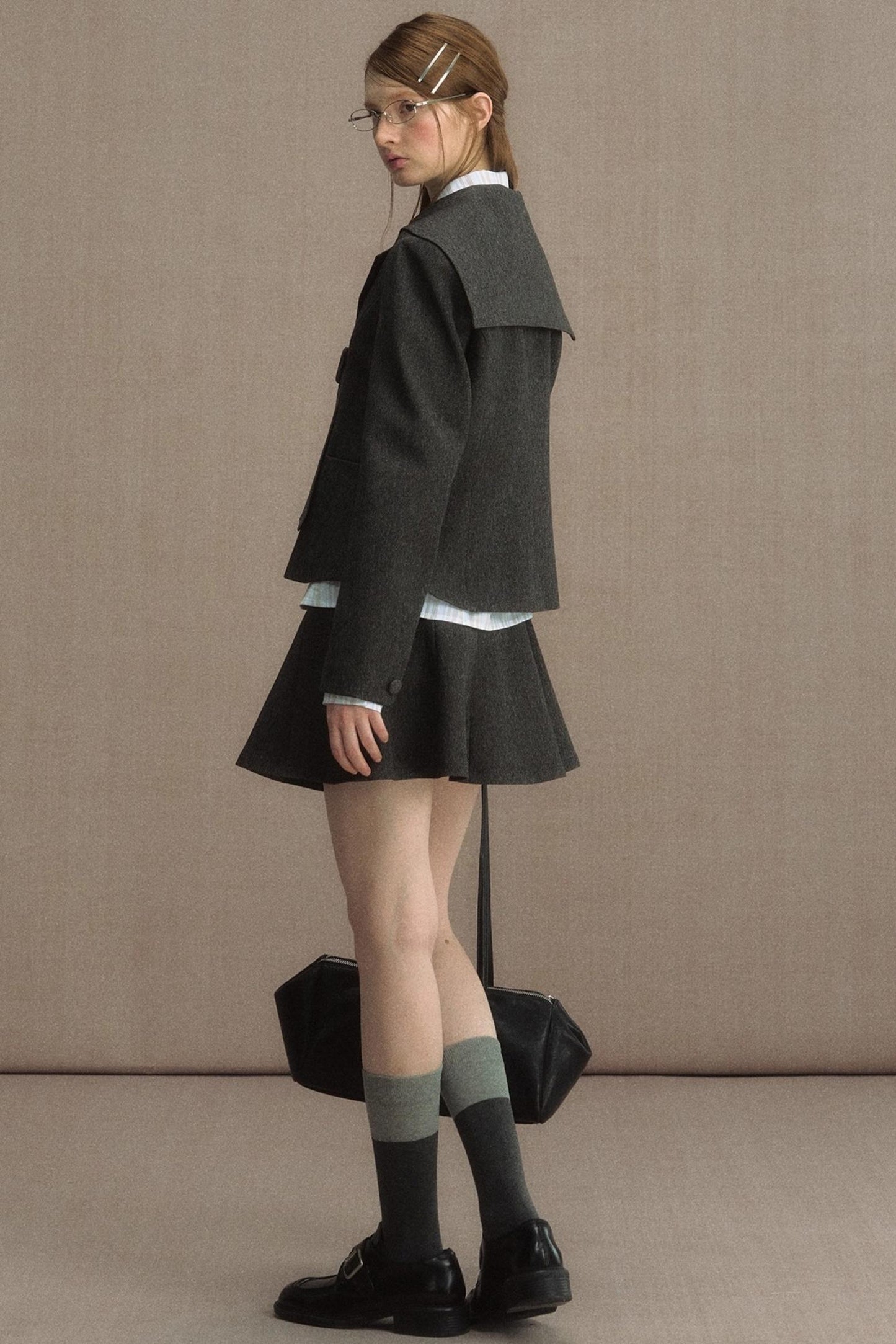 Cedar Poem Casual Navy Blazer Set-Up