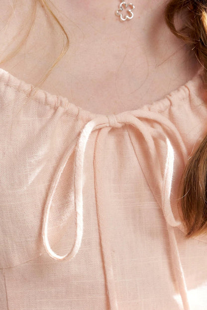 Custom-Dyed Lace A-Line Dress