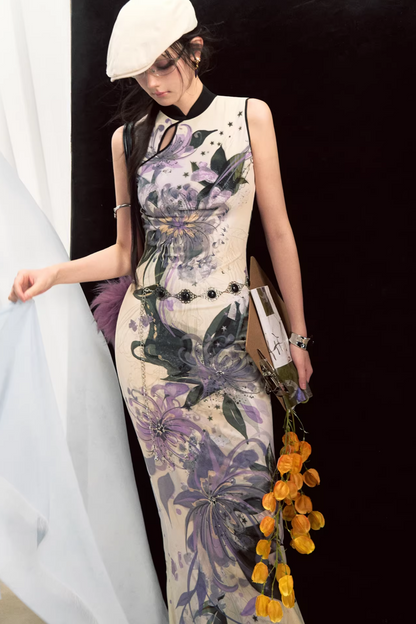 Ziman Garden Cheongsam Dress