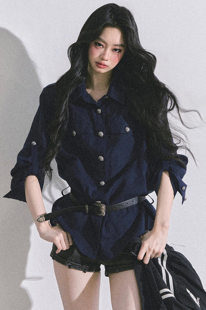 Autumn White Polo Shirt & Pants Set-Up