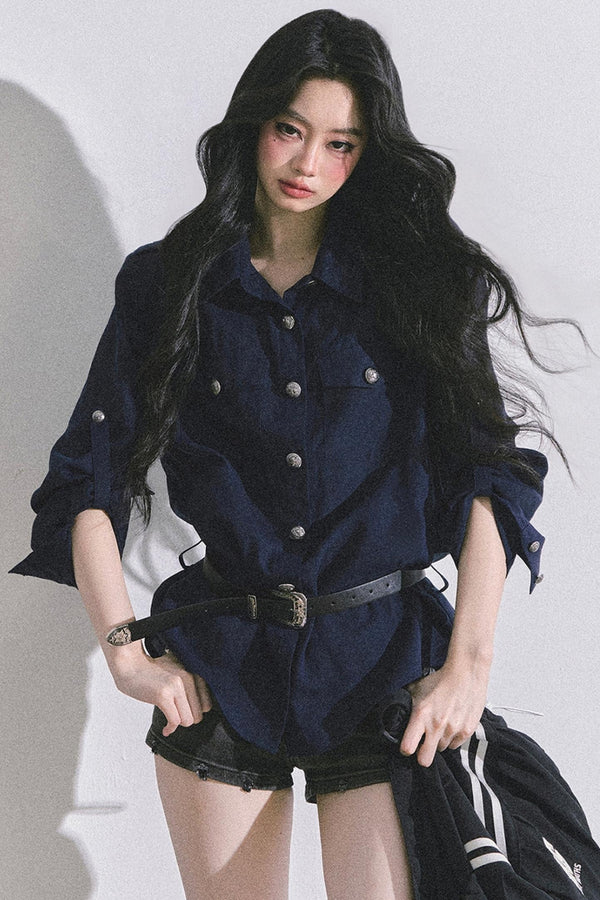 Autumn White Polo Shirt & Pants Set-Up