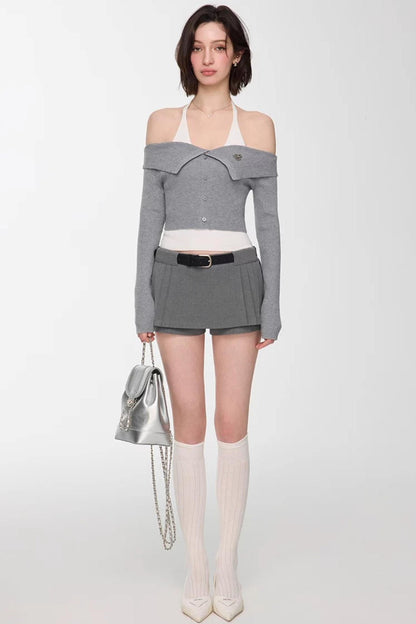 Sexy A-Line Blazer Skirt