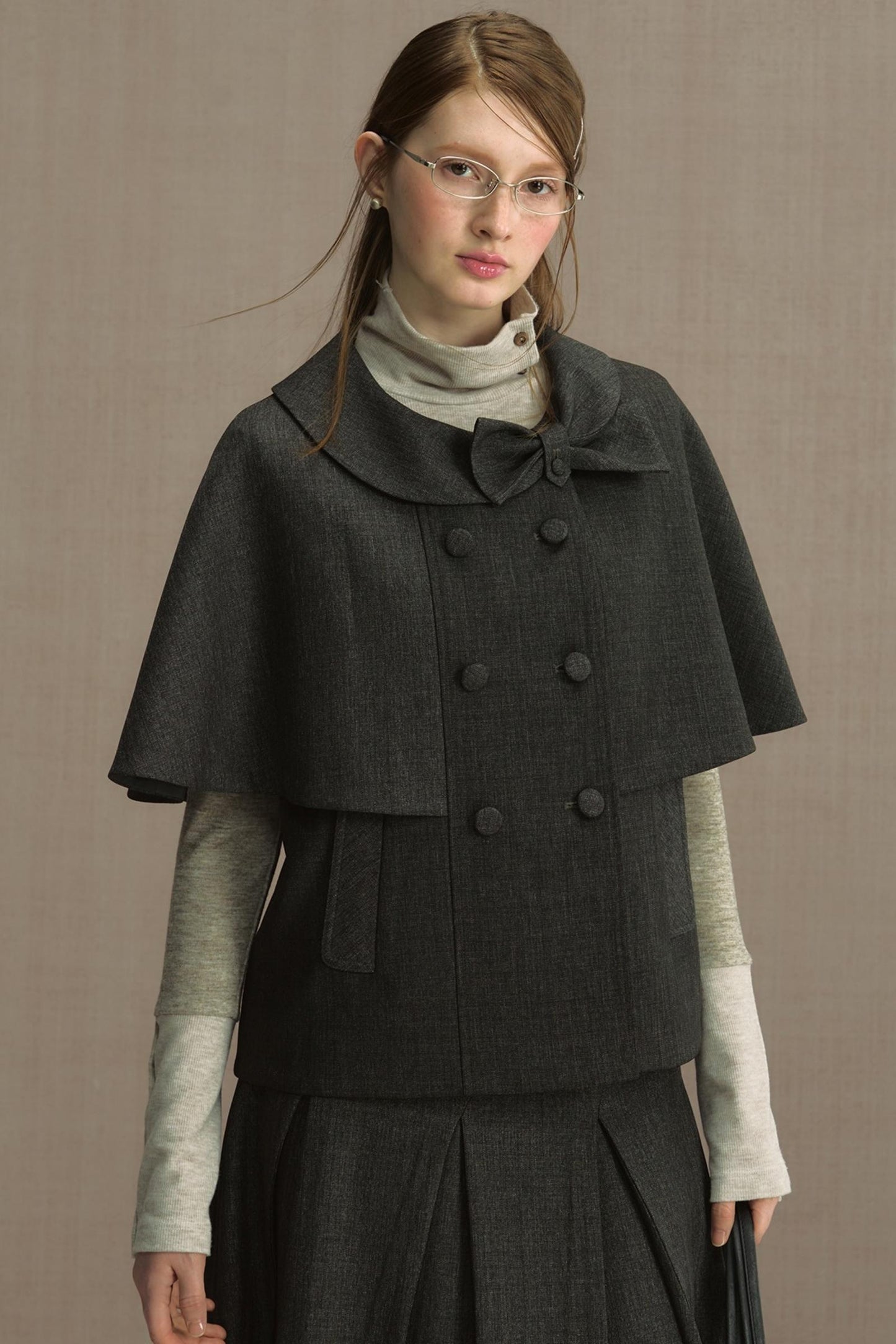 Retro Cape Vest Shawl Jacket Set-Up