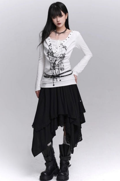 American Fake Two-Piece T-shirt