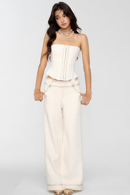 Milk Goose Three-Piece Jacket Set-Up