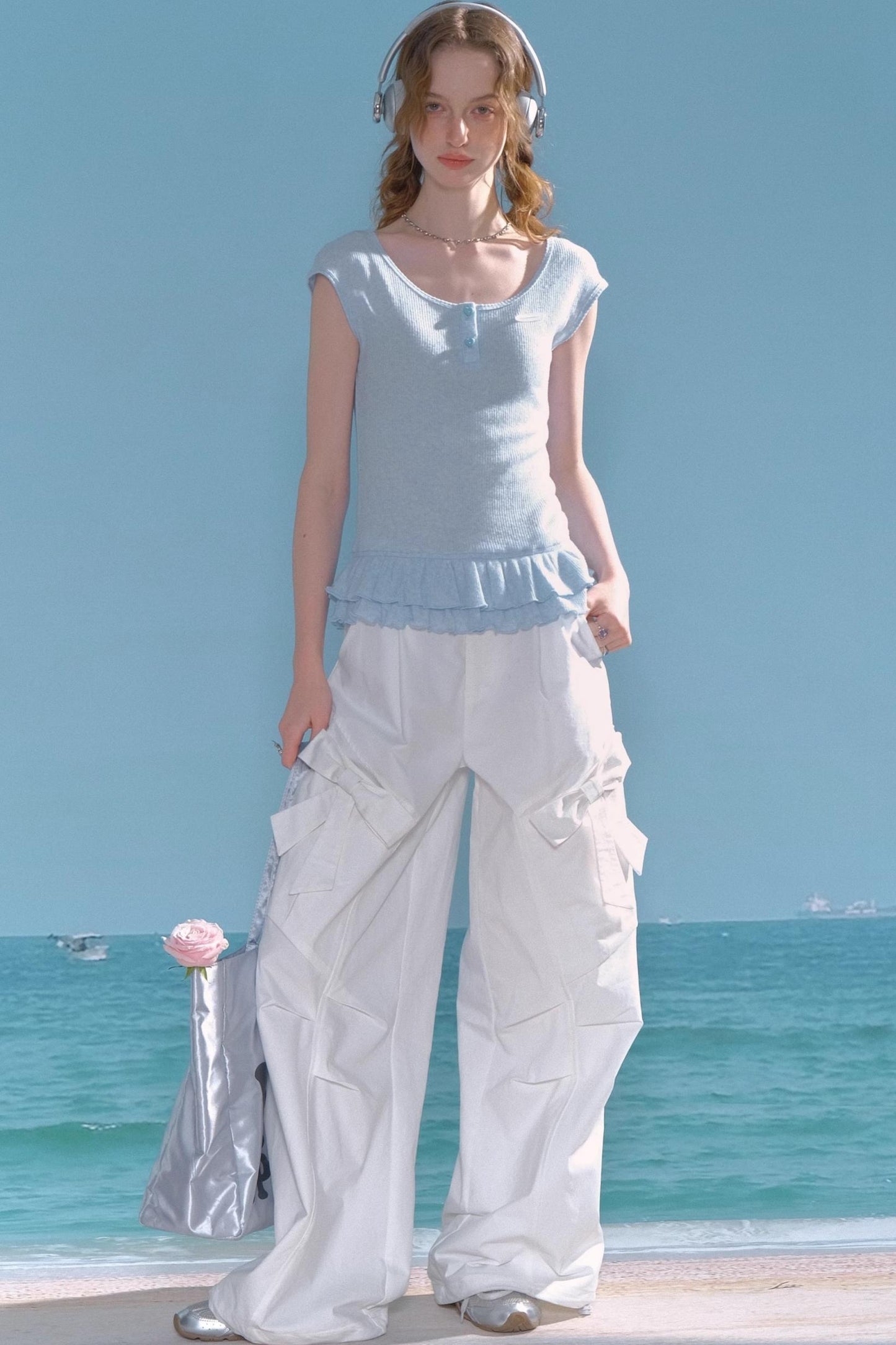 Vintage Lace Slim Fit Tee