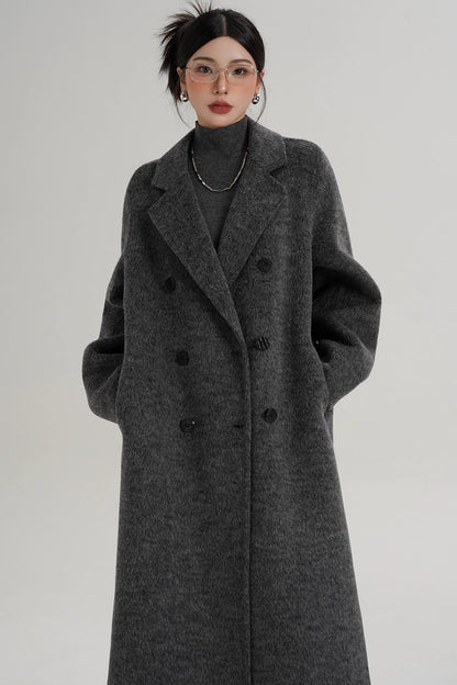 Textured Wool Suit Coat