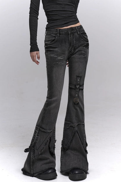 Cool Girl Black Bootcut Jeans