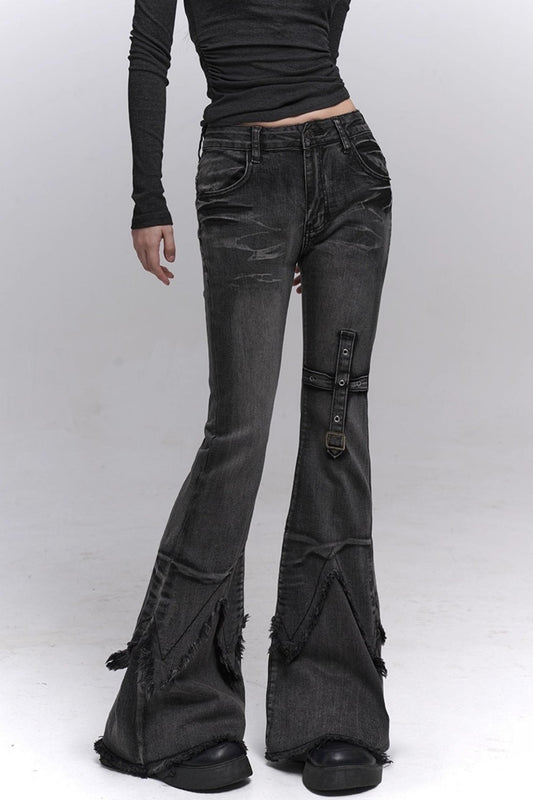 Cool Girl Black Bootcut Jeans