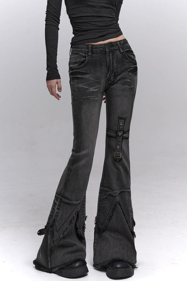Cool Girl Black Bootcut Jeans