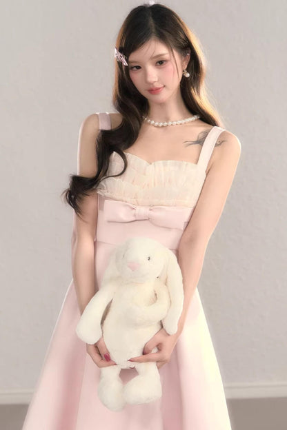 Light Pink Princess Lace Dress