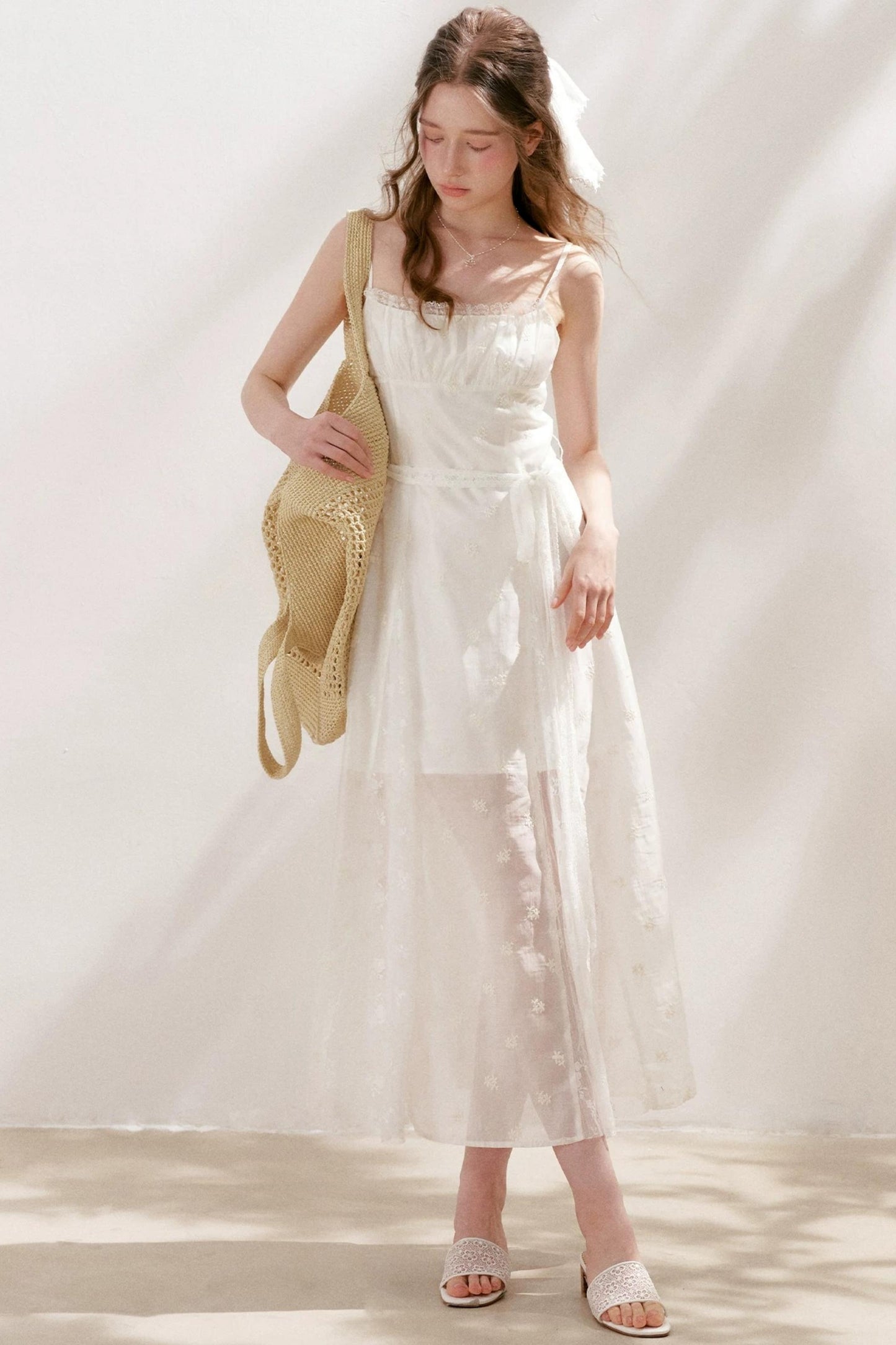 Lyocell Lace Embroidery Dress
