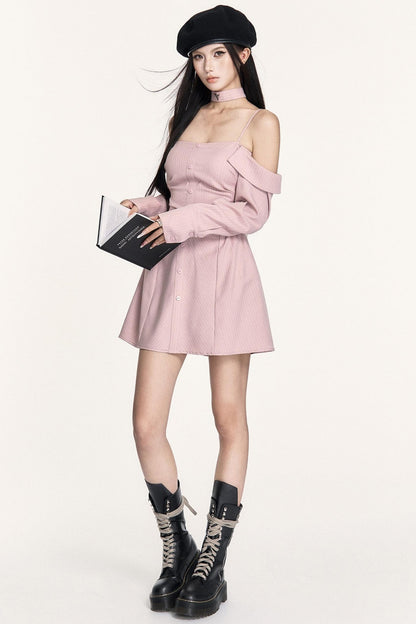 Retro Intelligence Striped Sundress