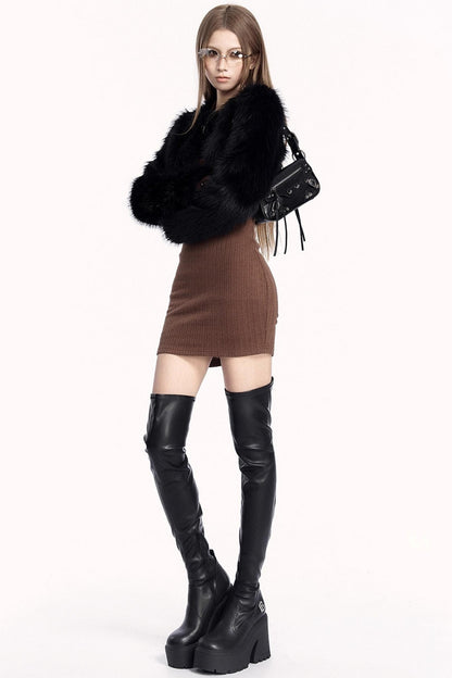 Winter Eco-Friendly Fur Coat